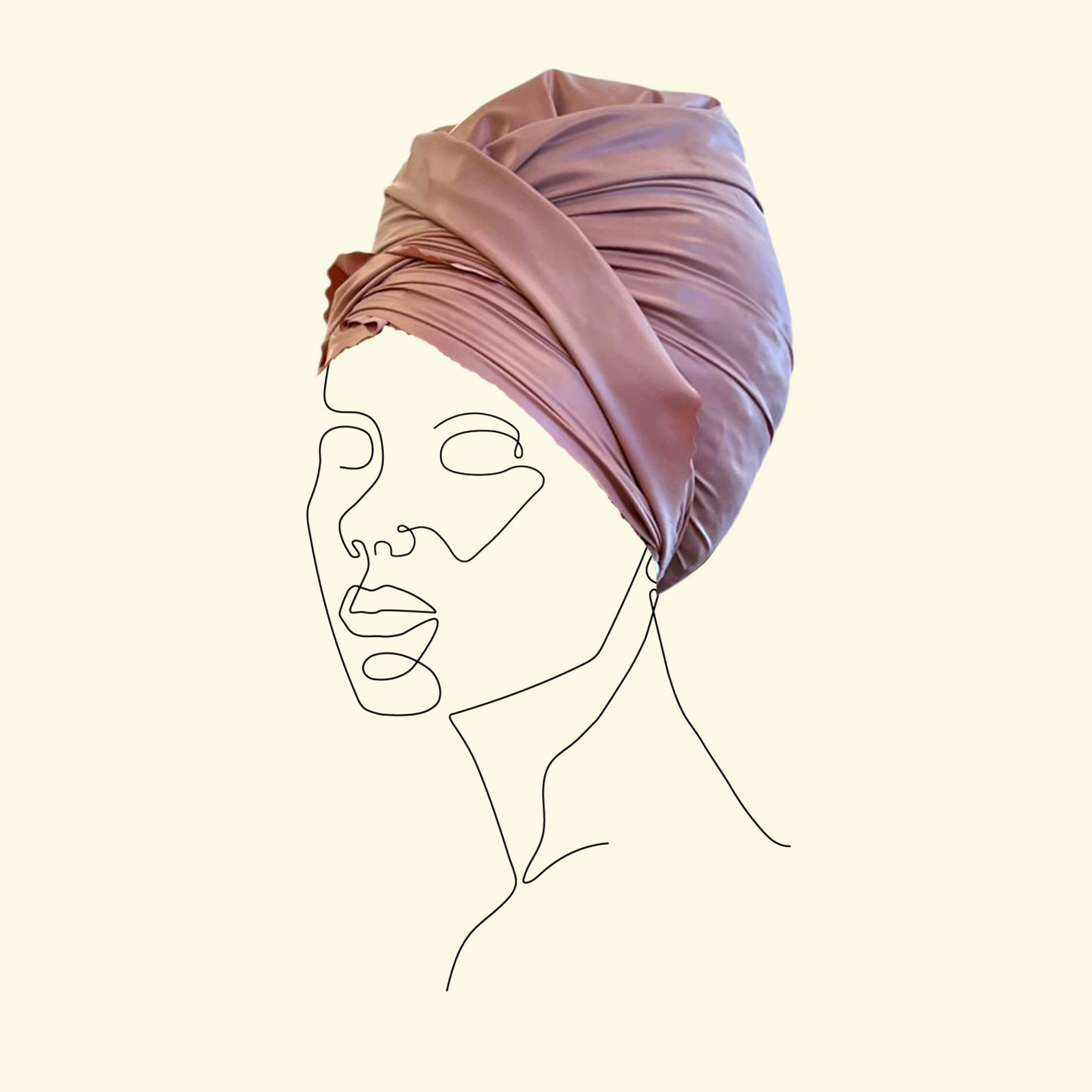 NEMES Triangle Waterproof Headscarf Soft Brown