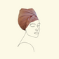 NEMES Triangle Waterproof Headscarf Soft Brown
